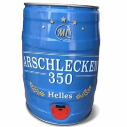 5 Liter Partyfass Party-Keg Original Sepp Bumsingers Arschlecken 350 Helles