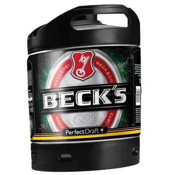 Beck's Pils Bier Perfect Draft (1 x 6l) MEHRWEG Fassbier
