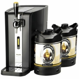 Bierzapfanlage PerfectDraft 6-Liter. Beinhaltet 2 x 6L Fässer Bier - Inklusive 10euros Pfand (Franziskaner Weissbier)