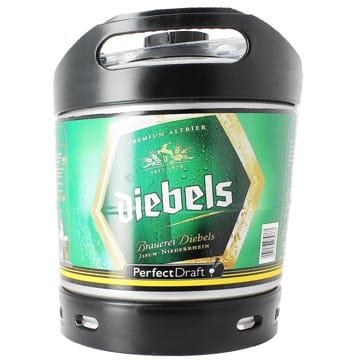 Diebels Altbier Perfect Draft (1 x 6l) inkl. 5,00 Euro Pfand MEHRWEG