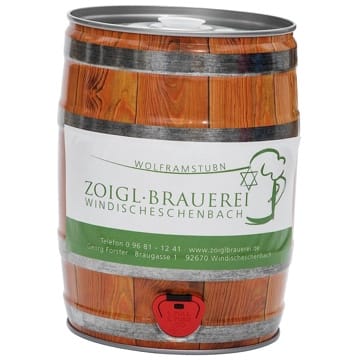 Zoigl - Bierspezialität aus der Oberpfalz 5l Biersass
