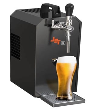 ich-zapfe.de Bier-Zapfanlage gekühlt, Durchlaufkühler für Bier, Jet 30 Bierzapfanlage mit Kühlung, 1-leitig, Bierkühler mit Zapfanlage bis zu 35 Liter/h für den perfekten Biergenuss